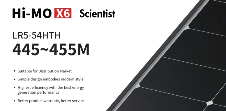 LONGi Solar Module: LR5-54HTH 445~455M